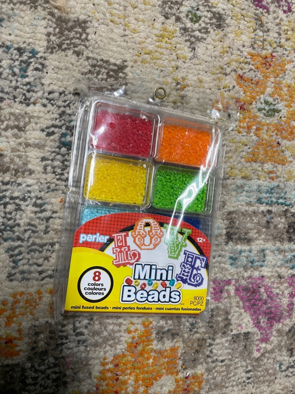 Perler Mini Beads Craft Kit – Bright Multi-Color Set
